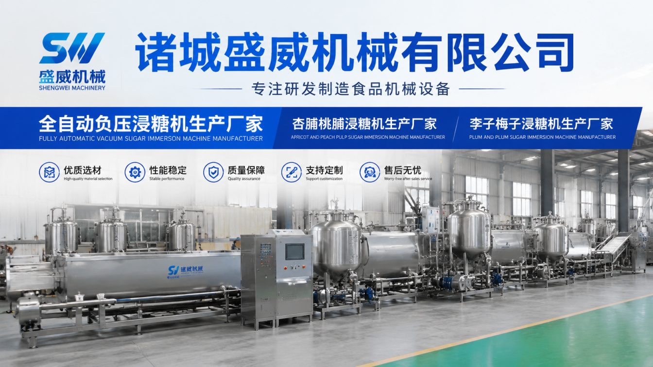聊城为果脯加工提供负压浸糖方案